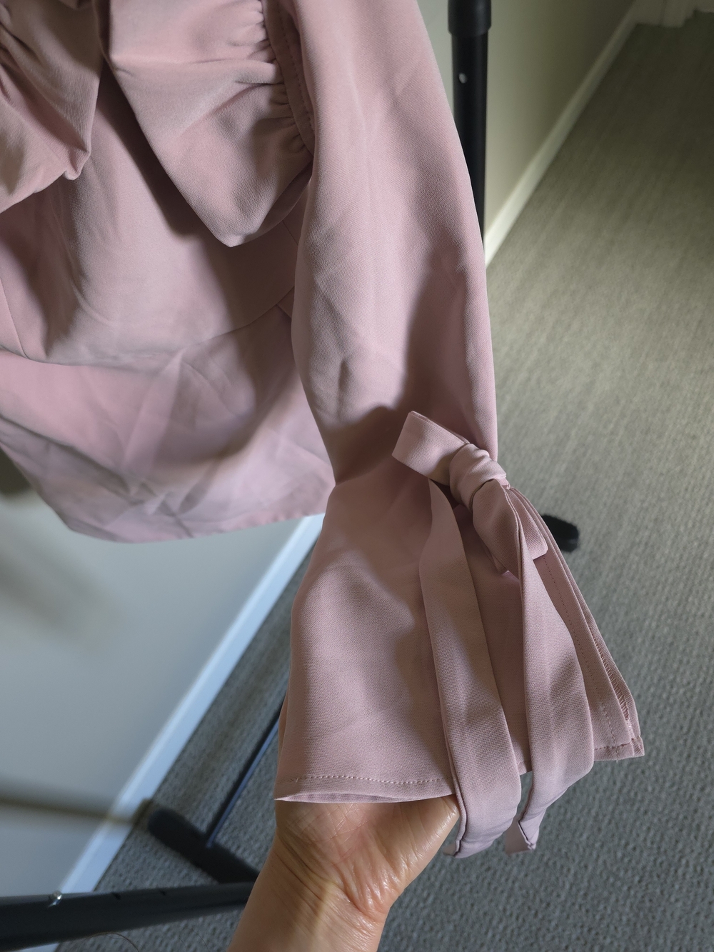 Two Sisters One-Shoulder Ruffle Peplum Top - Picture 8 of 16